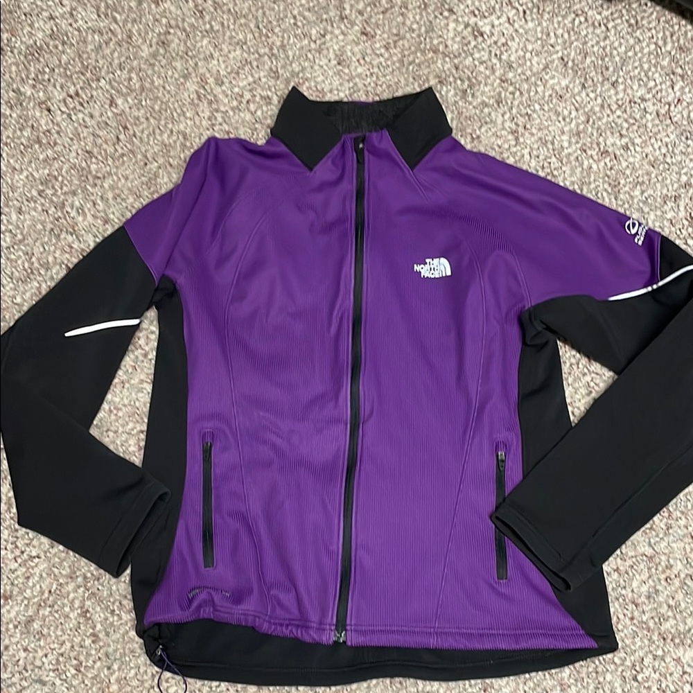 The North Face flight series wind stopper Women's Purple and Black Jacket